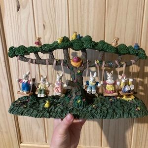 Easter Bunnies swing decor